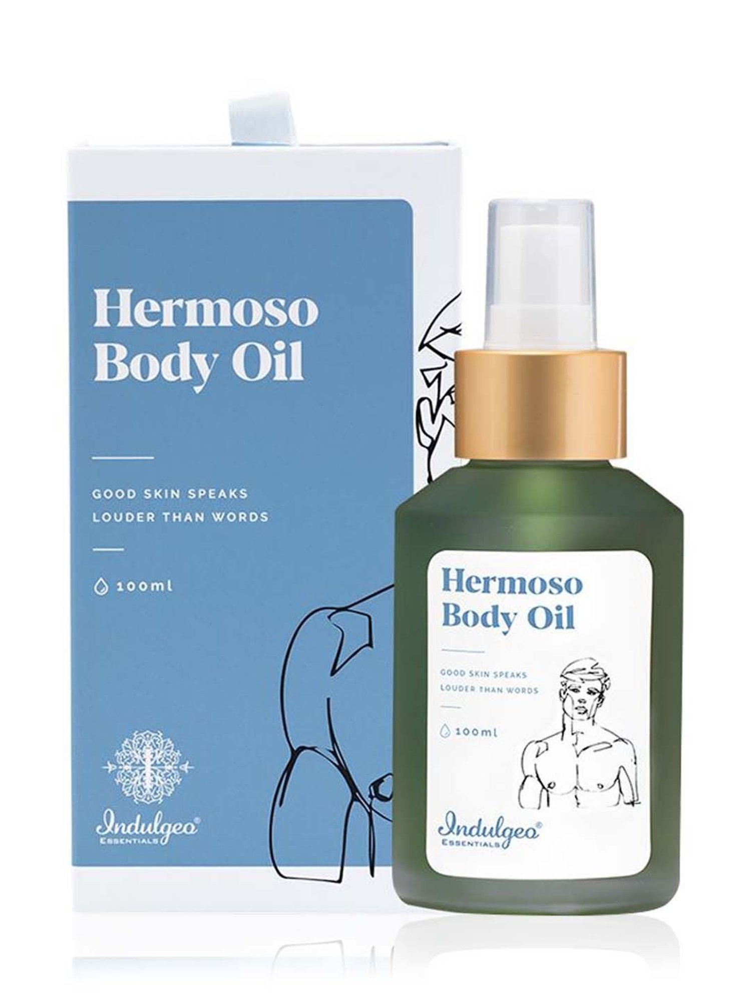 Indulgeo Essentials Hermoso Body Oil For Men - 100 ml
