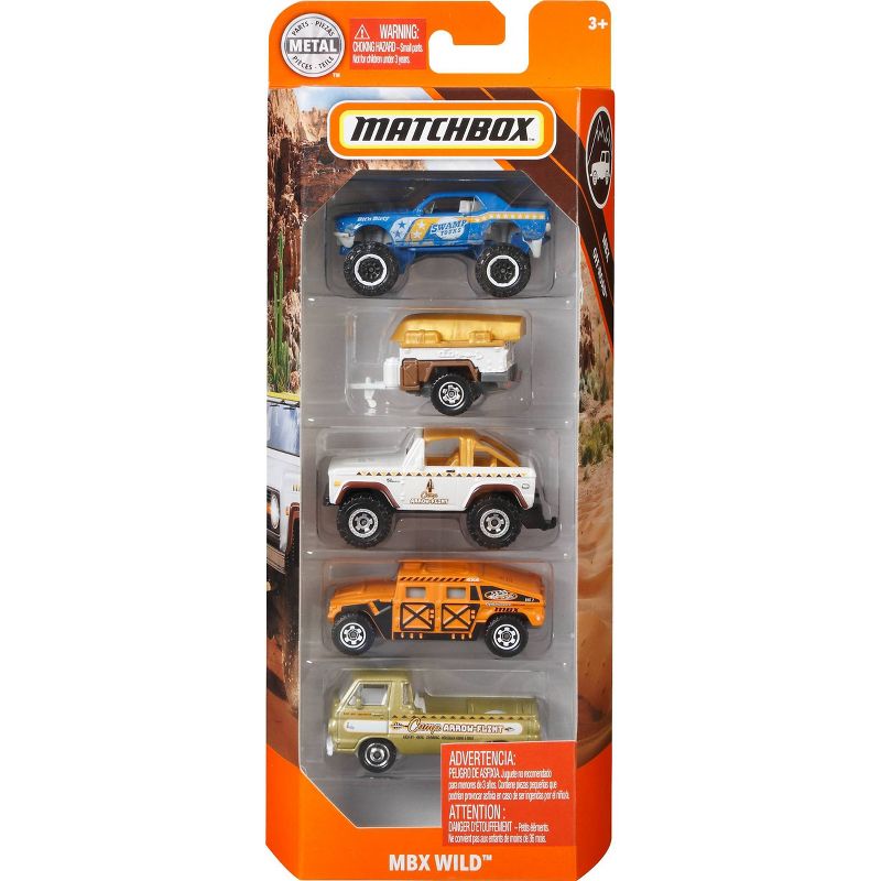 Matchbox 5 Car Pack - Styles may vary