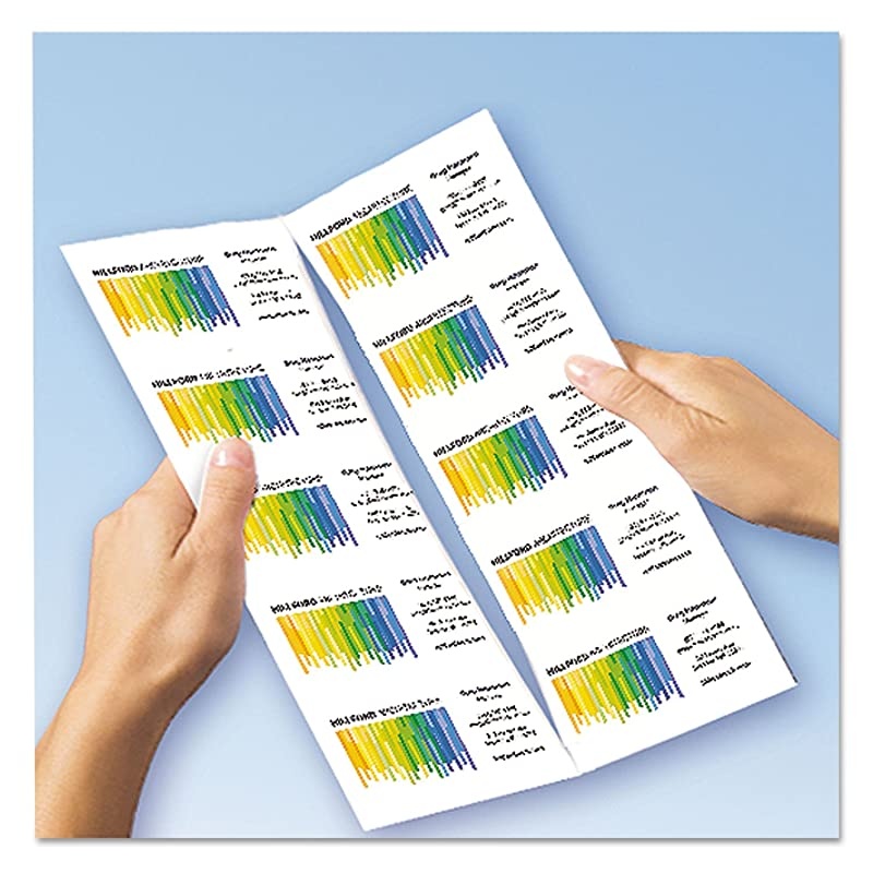 Printable Business Cards Laser Printers 400 Cards 2 x 35 Clean Edge 5877 White