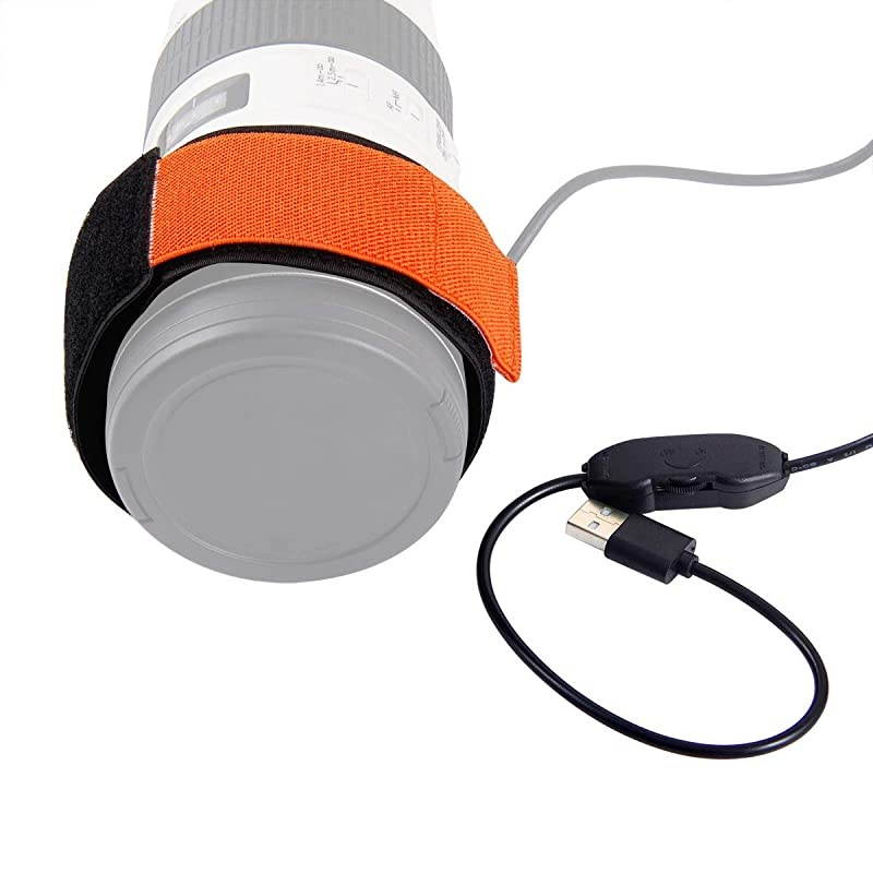 Dew Heater Strip 5V for Telescopes and Camera DSLR Lens Linear Temperature Control Devices Keep Them from Fog Dew Freezing 25cm