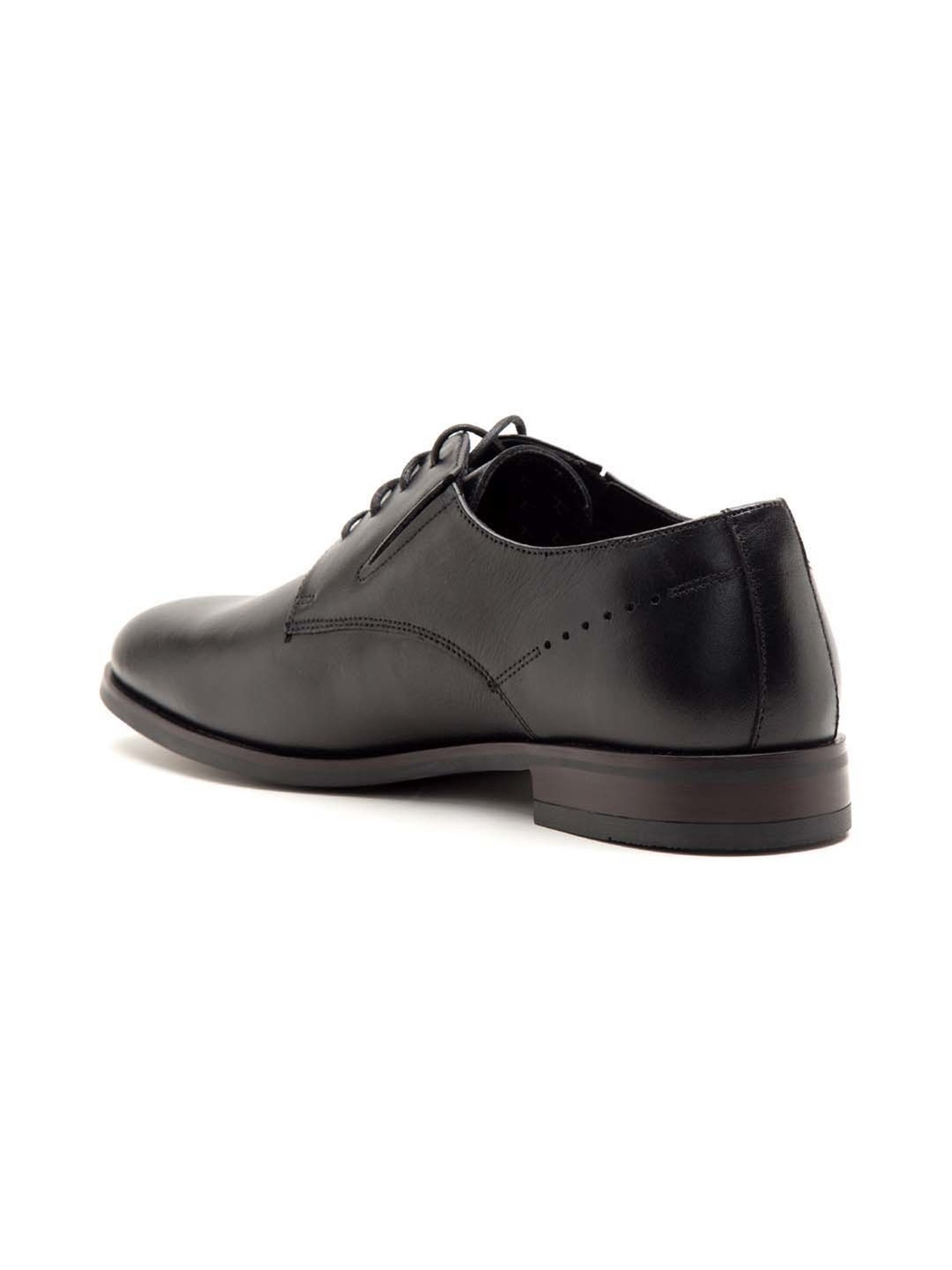 THOMAS CRICK Men's Black Derby Shoes