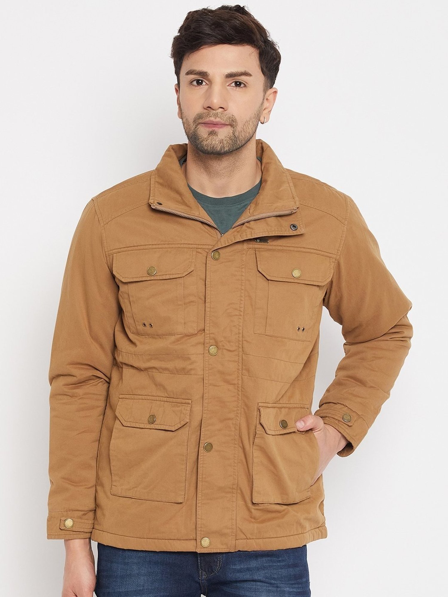 Duke Khaki Regular Fit Jacket