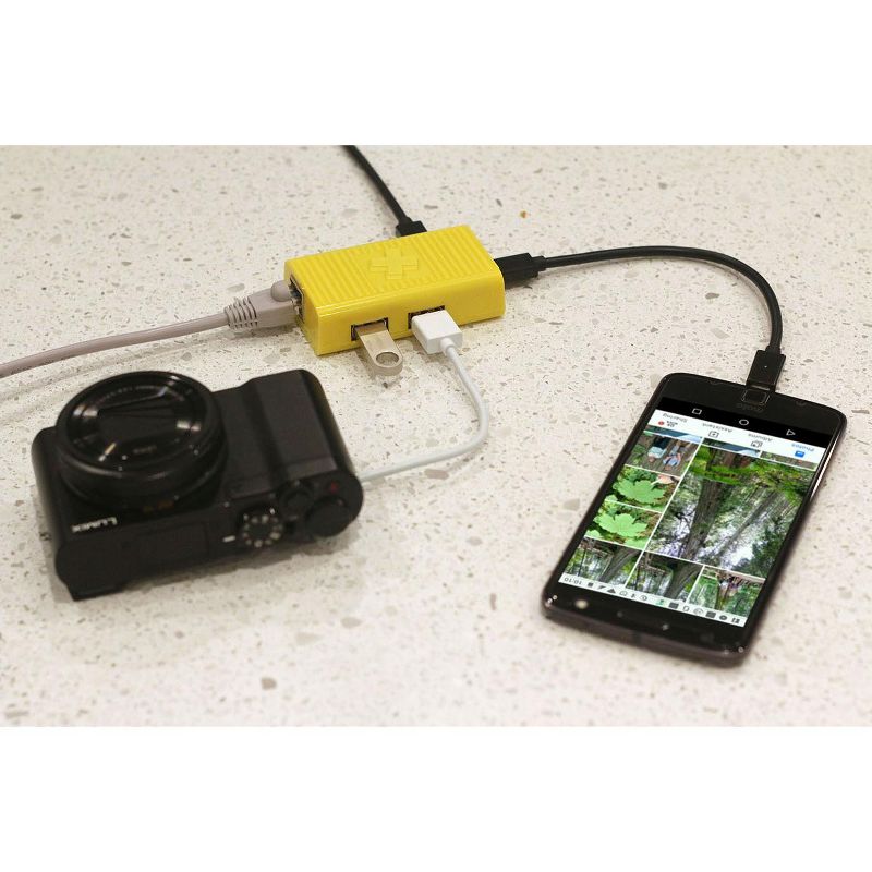 Lava Computer Charge-Plus USB-C LAN Hub - USB Type C - External - 3 USB Port(s) - 1 Network (RJ-45) Port(s) - 2 USB 2.0 Port(s)