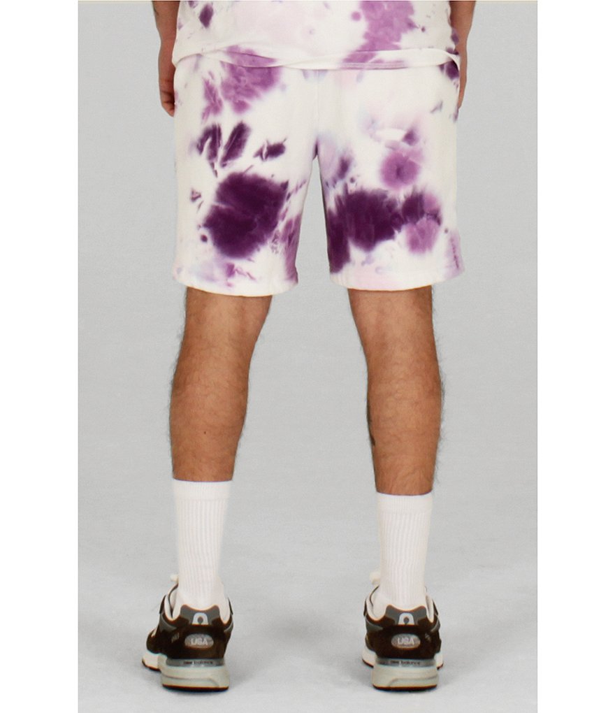 Lira Clothing 18#double; Outseam Mahon Tie-Dye Fleece Shorts