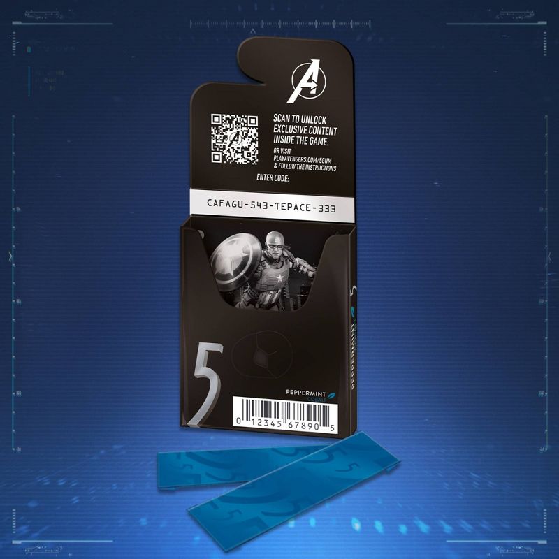 Wrigley's 5 Peppermint Cobalt Sugarfree Gum - 15ct