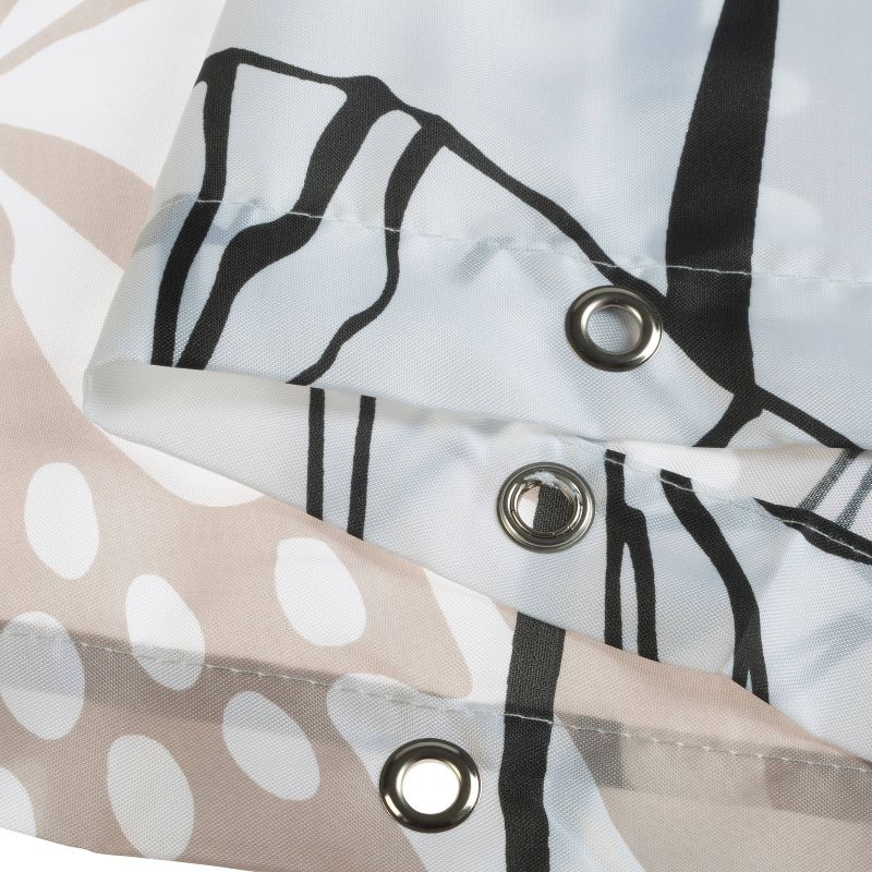 Fabulous Shower Curtain Black/Taupe - Moda at Home