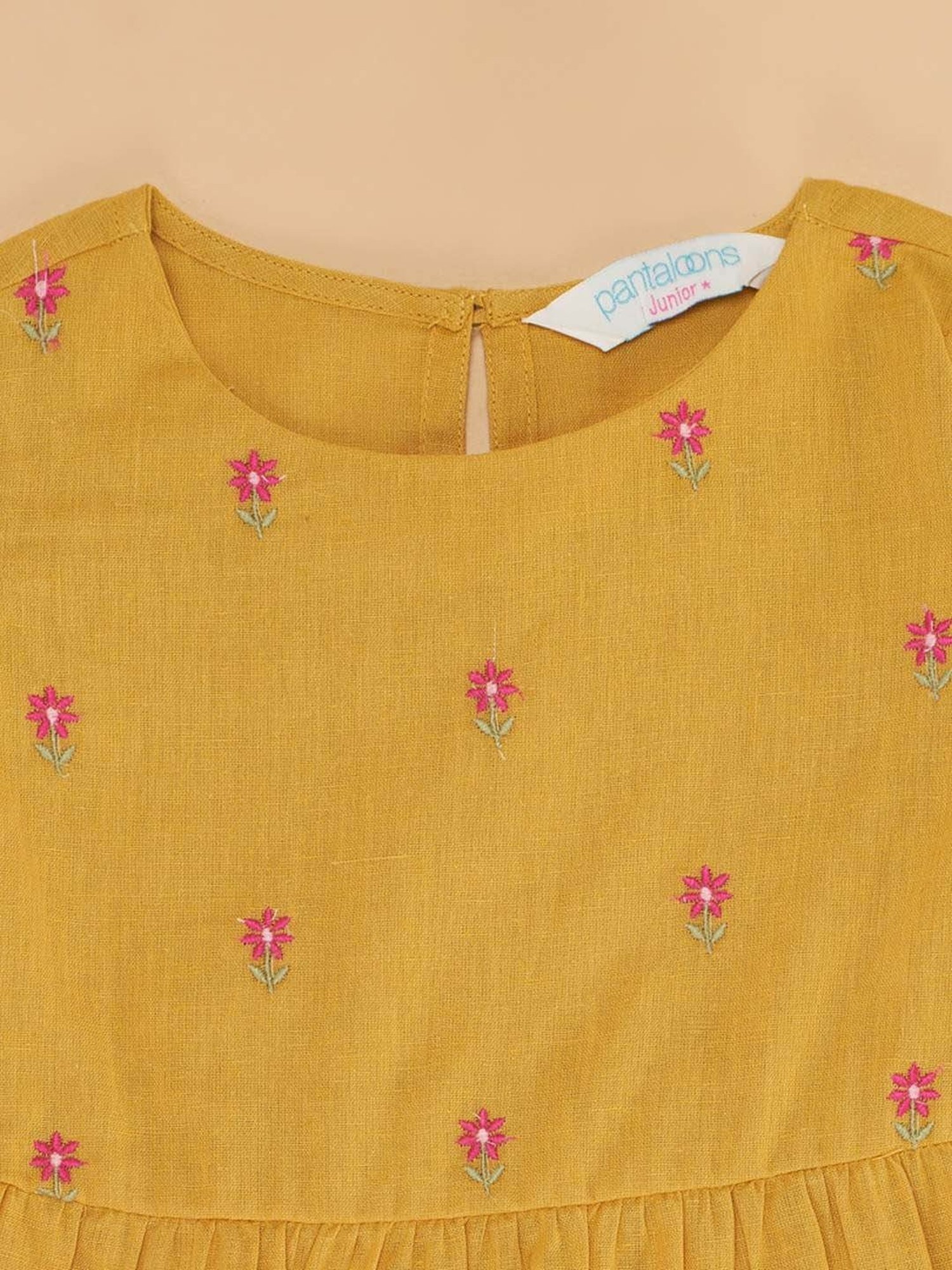 Budding Bees Kids Multicolor Floral Print Dress