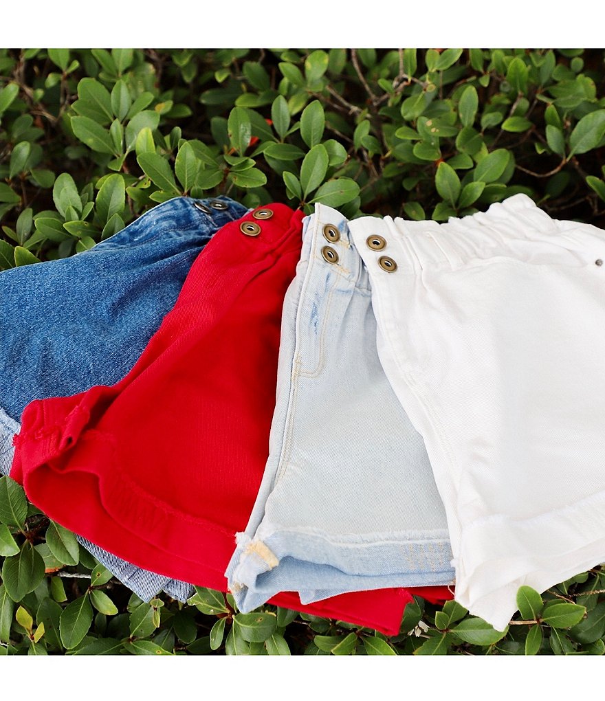 KENDALL + KYLIE White High Rise Sports Shorts