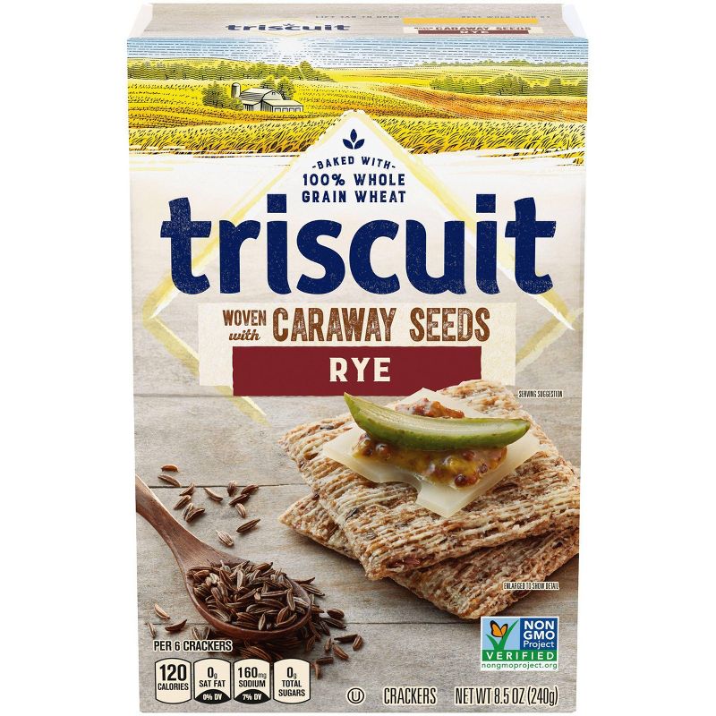 Triscuit Rye With Caraway Seeds Crackers - 9oz