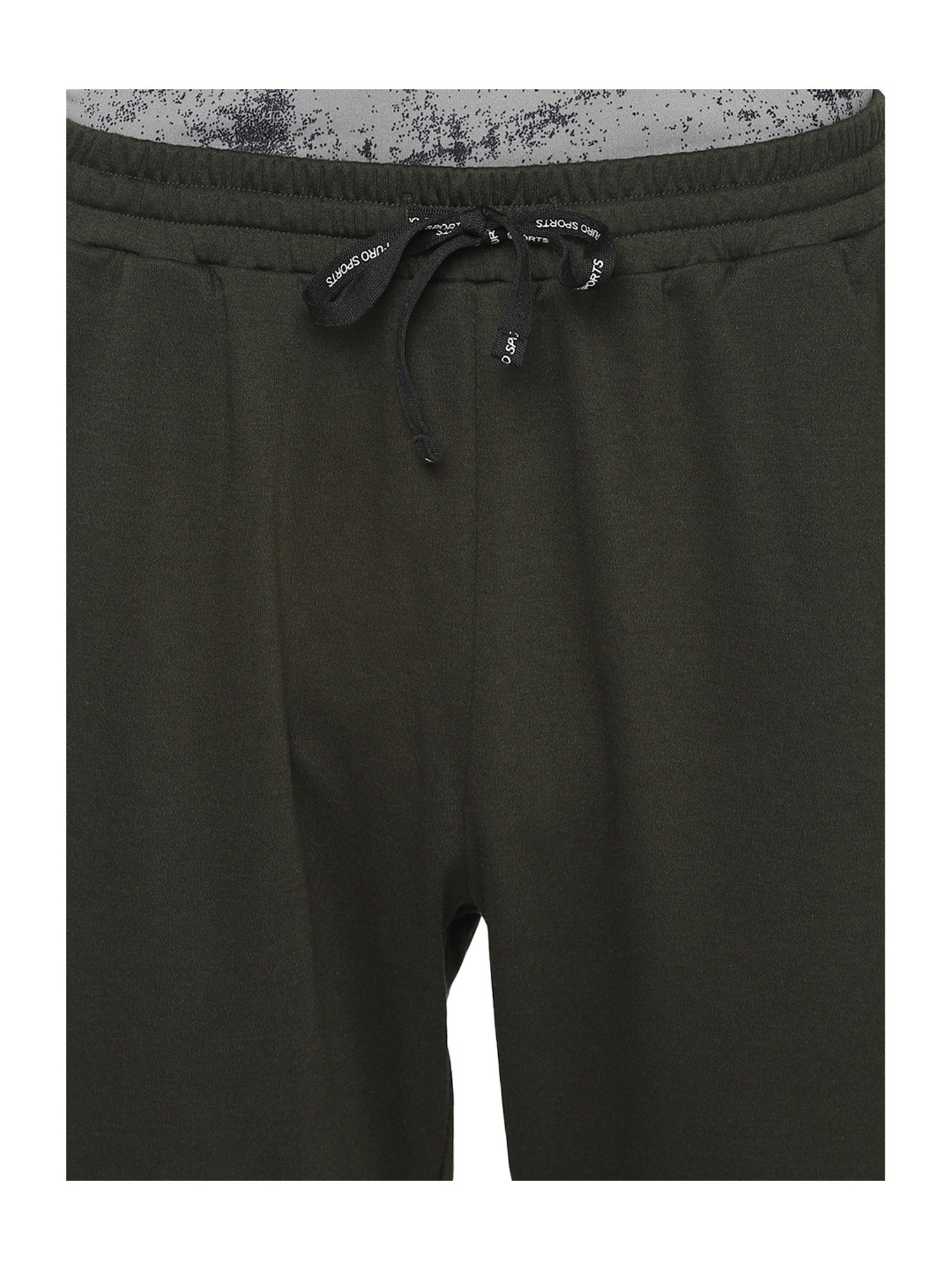 Furo by Red Chief Olive Regular Fit Cotton Joggers