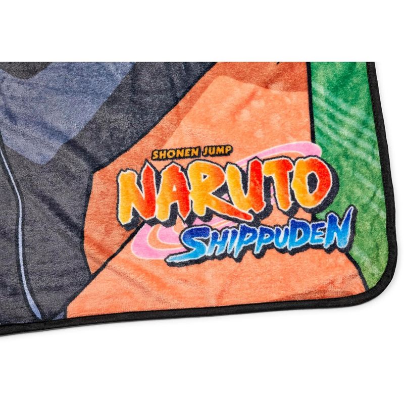 Just Funky Naruto Shippuden Naruto Uzumaki Character Fleece Throw Blanket | 60 x 45 Inches
