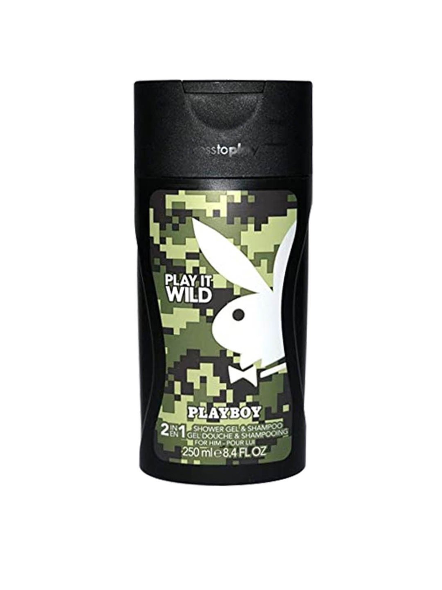 Playboy Play It Wild Shower Gel and Shampoo for Men - Pack of 2