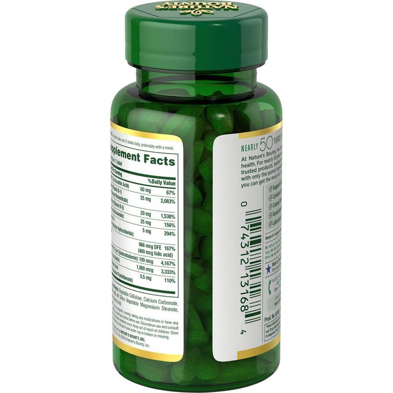 Nature's Bounty Super B Complex Dietary Supplement Coated Tablets - 150ct