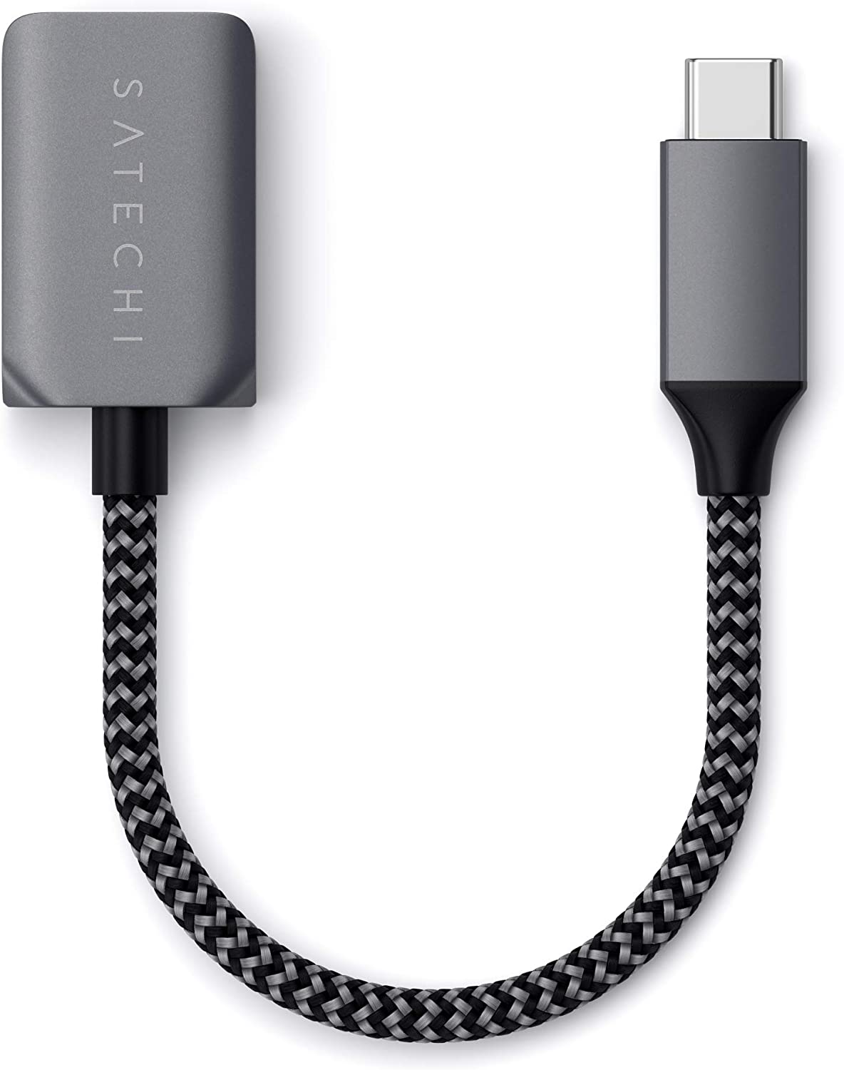 Satechi USB-C to USB 3.0 Adapter Cable &ndash; USB Type-C to Type-A Female &ndash; Compatible with 2020 MacBook Pro, 2020 MacBook Air, 2020 iPad Pro and more