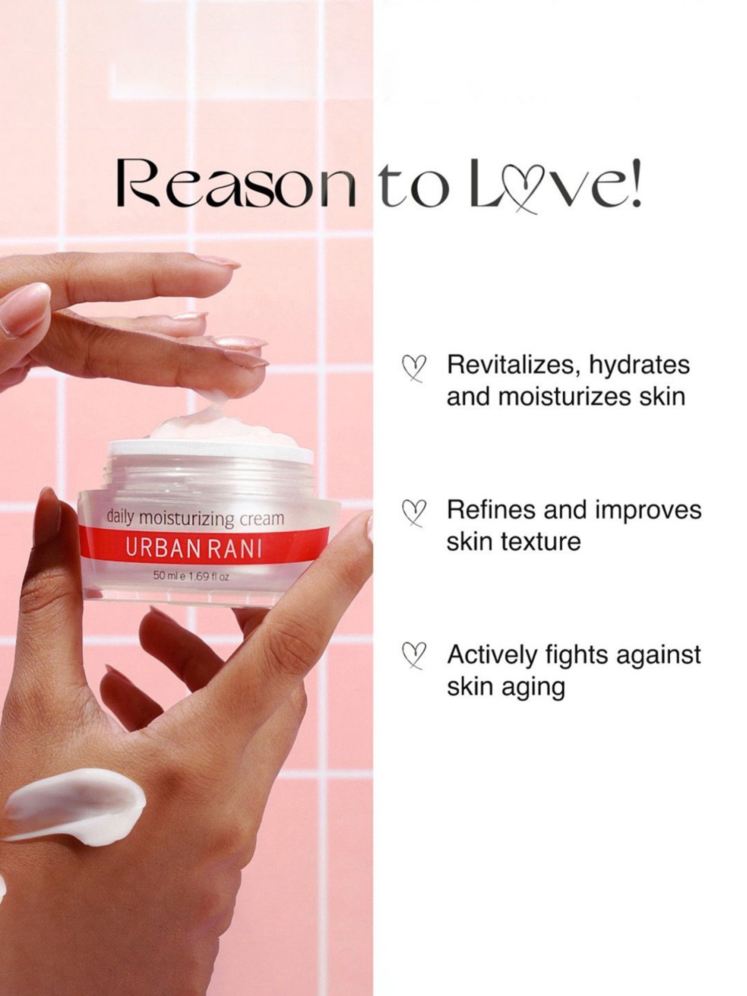 Nourish Mantra Urban Rani Daily Moisturizing Cream - 50 ml