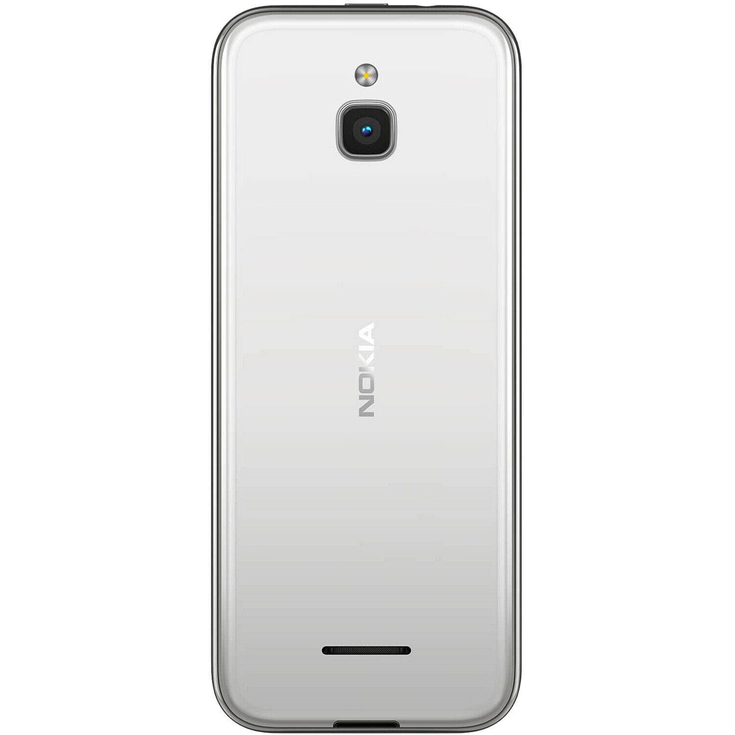 Nokia 8000 Dual-SIM 4GB ROM + 512MB RAM (GSM Only | No CDMA) Factory Unlocked 4G/LTE Keypad Phone (Opal White) - International Version