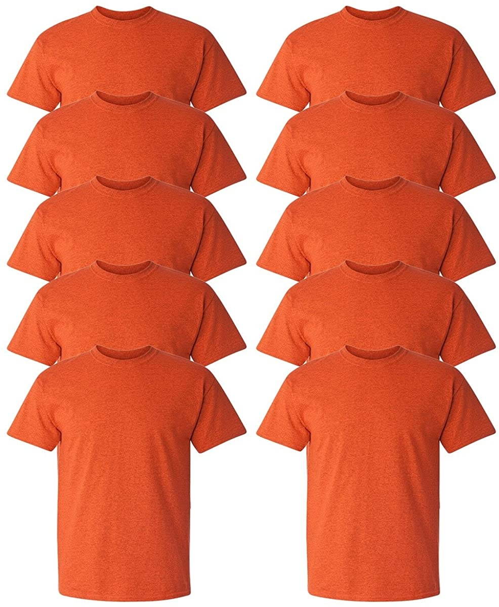 Gildan Men's 10-Pack Heavy Cotton Adult T-Shirt (G5000)