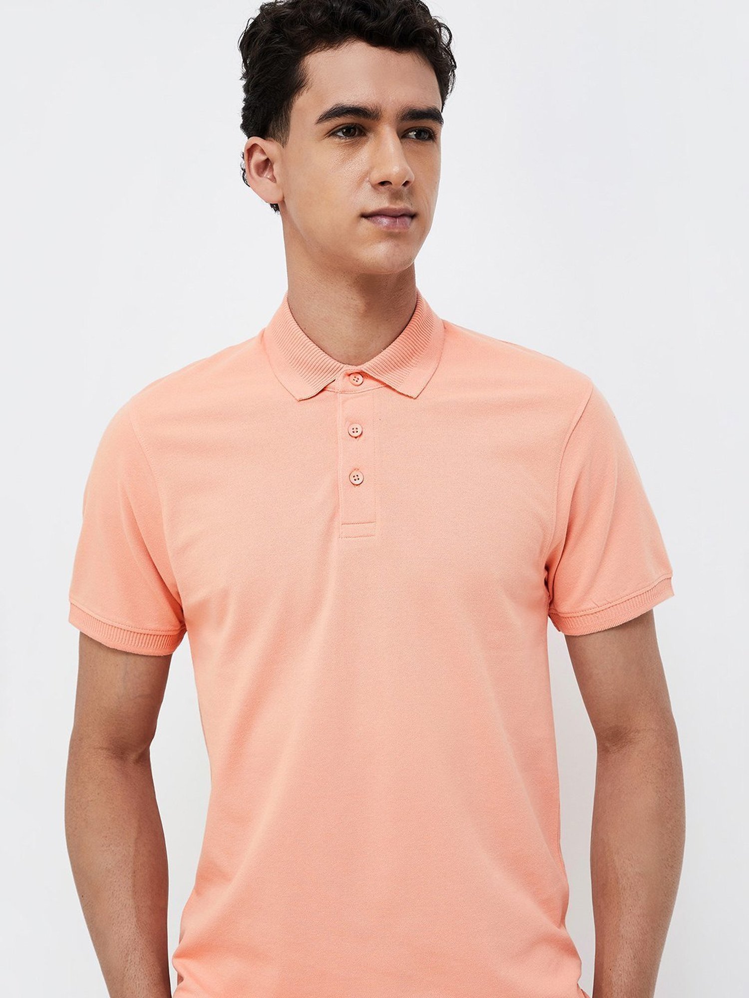 Forca Peach Regular Fit T-Shirt
