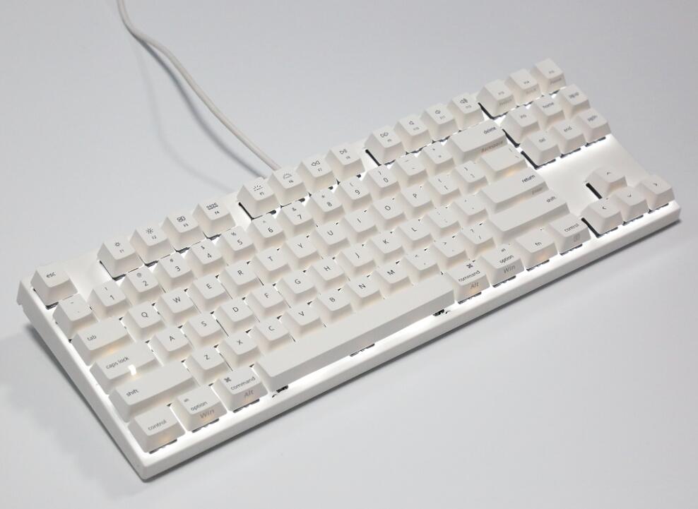 2, 60% Wired/Wireless Mechanical Keyboard (Kailh Box Brown Switch/White Case) - Full Keys Programmable - True RGB Backlit - Tap Arrow Keys - Double Shot PBT Keycaps - NKRO - 1900mAh Battery