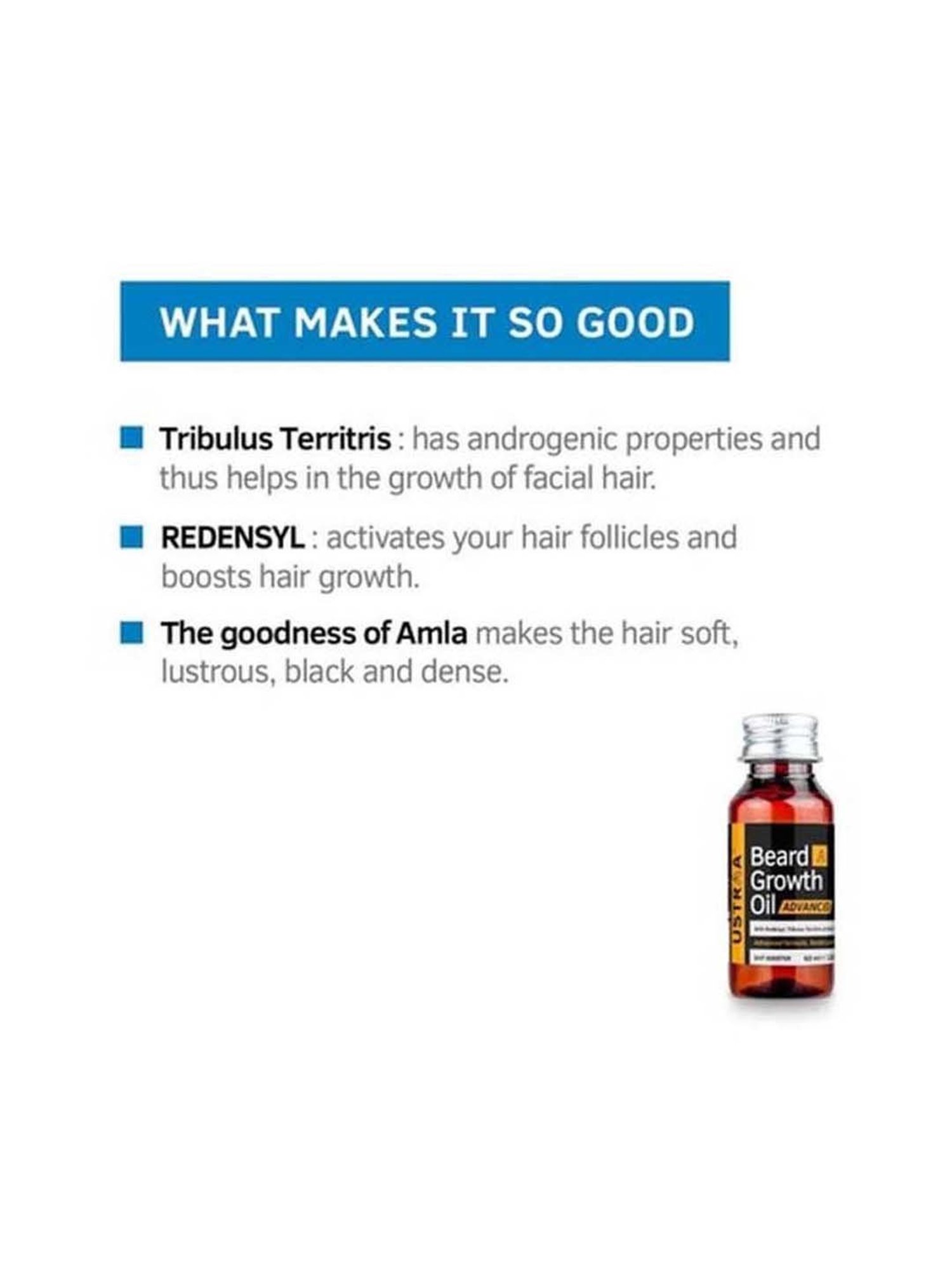 Ustraa Beard Growth Oil Advanced (Set of 2)