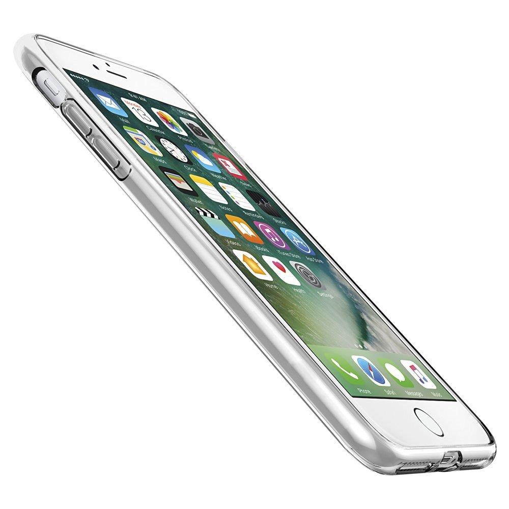 i7 Case Skulls,i8 Case Skulls,Gifun [Anti-Slide] and [Drop Protection] Clear Soft TPU Premium Flexible Protective Case for Apple iPhone 8/iPhone 7 - White Skeleton with Rose