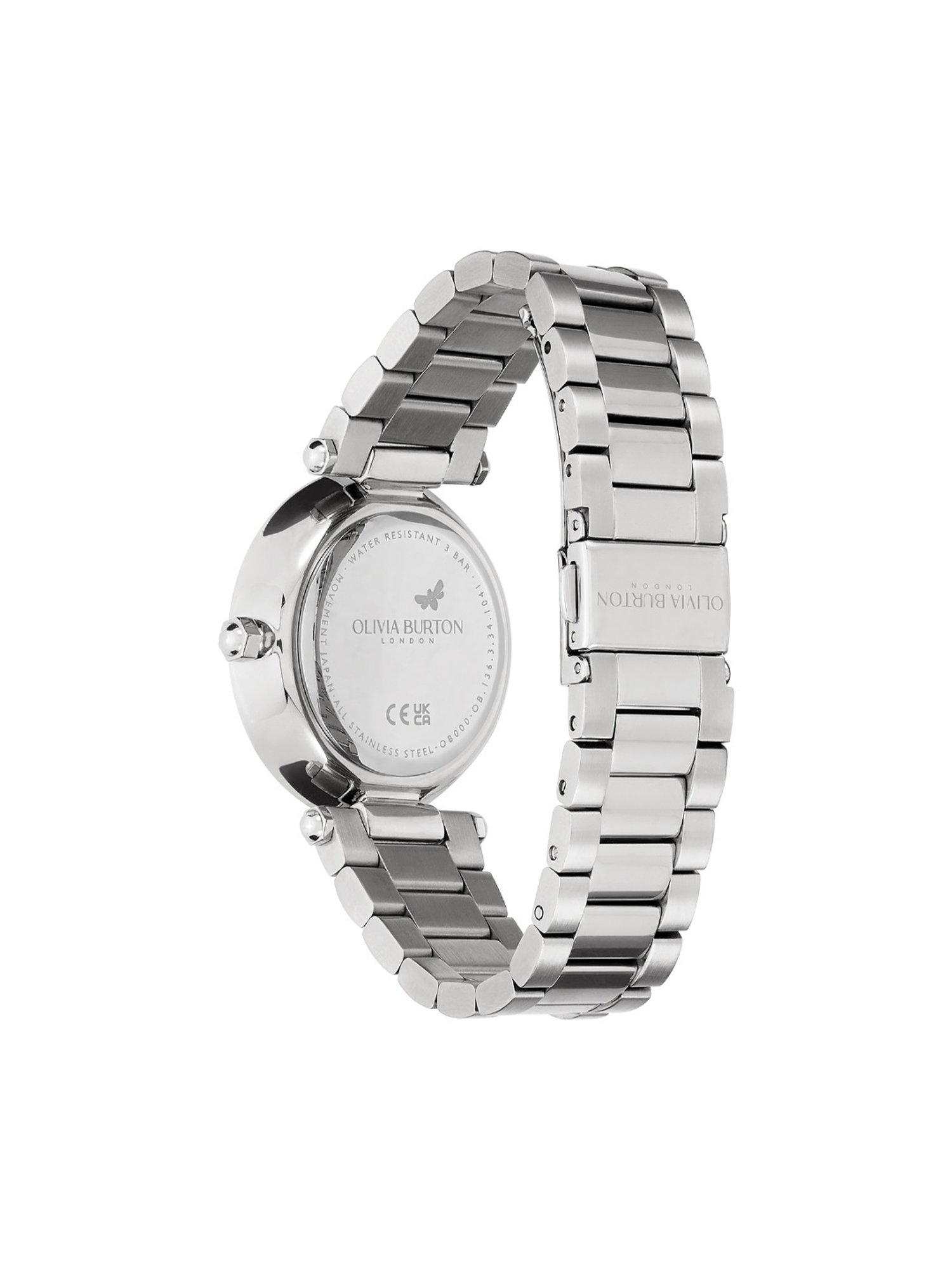 Olivia Burton 24000042 Tbar Floral Analog Watch for Women