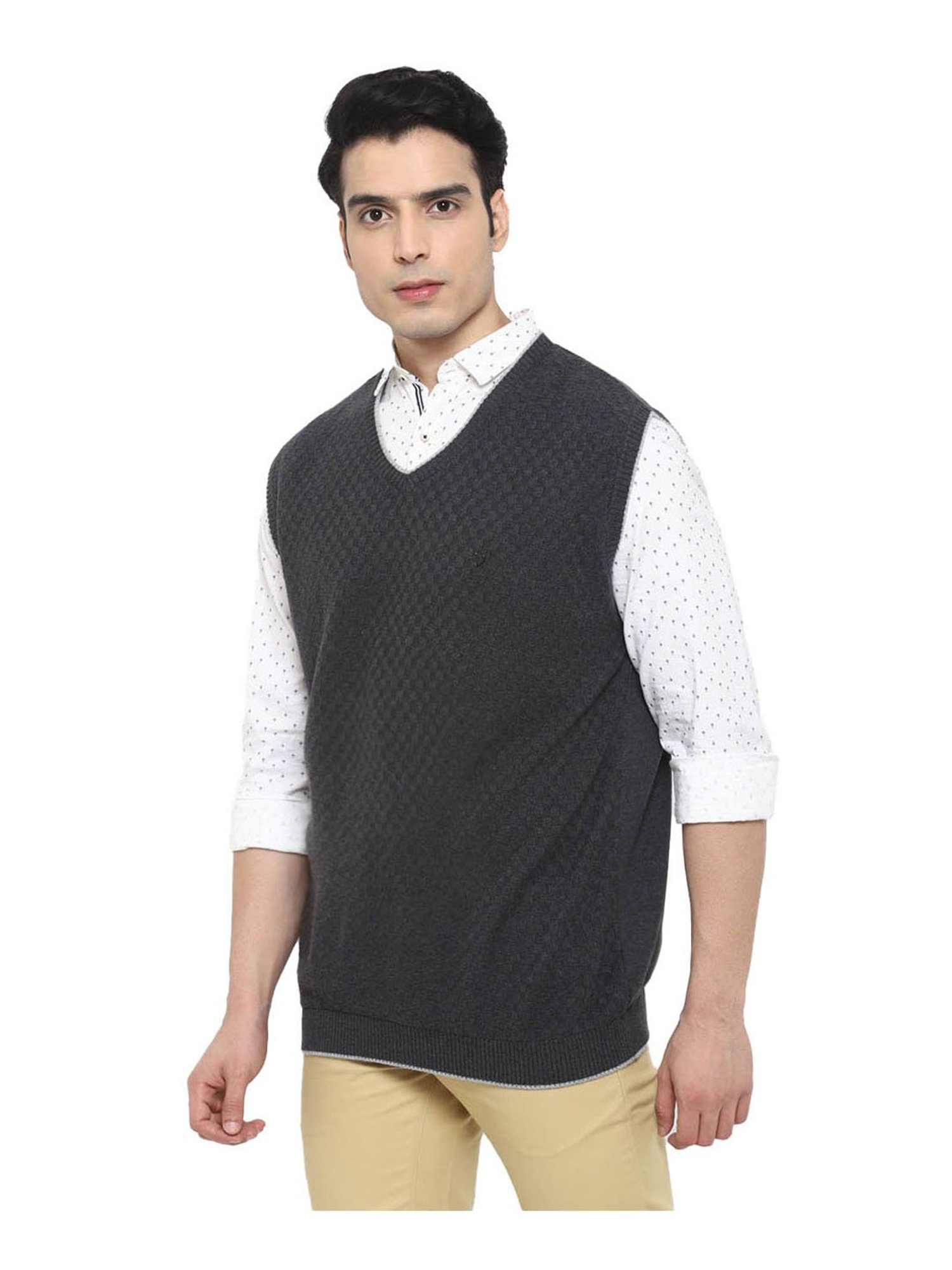 Turtle Grey Regular Fit Pullover