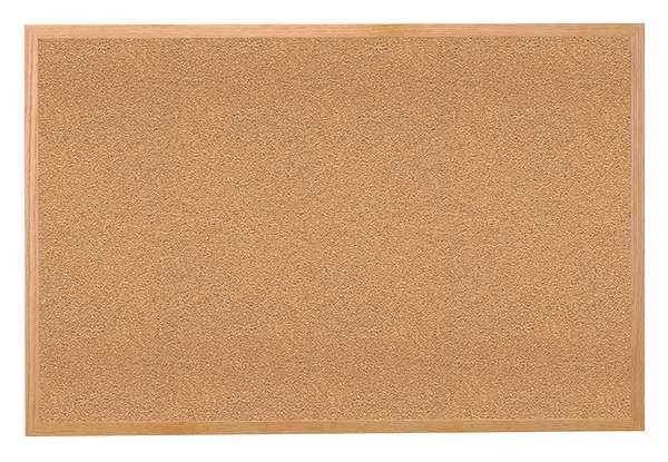 Ghent Push-Pin Bulletin Board, Cork, 48-1/2"H x 96-1/2"W, Natural   WK48