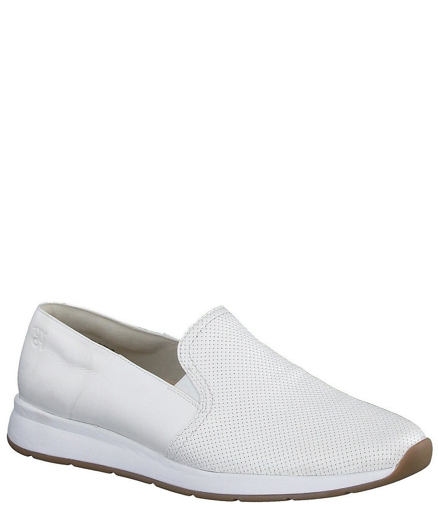 Paul Green Ivy Leather Woven Embossed Slip-On Loafers