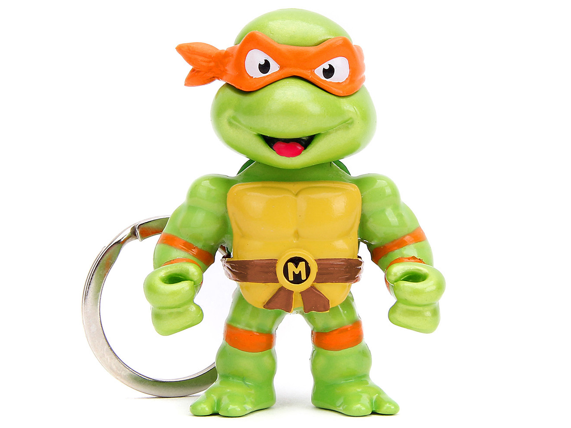 Set of 4 Diecast Figure Key Chains "Teenage Mutant Ninja Turtles" TV Series "Metalfigs" Series Diecast Models by Jada