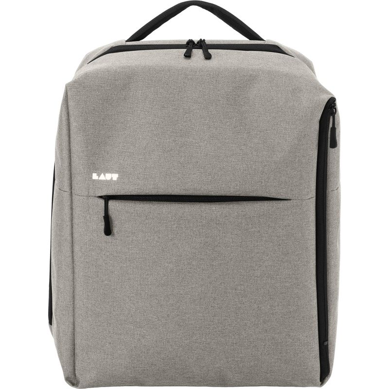 WIB Miami City Slim Backpack for up-to 14.1" Notebook , Tablet, eReader - Green - Twill Polyester - Twill Polyester, Microsuede - Shoulder Strap