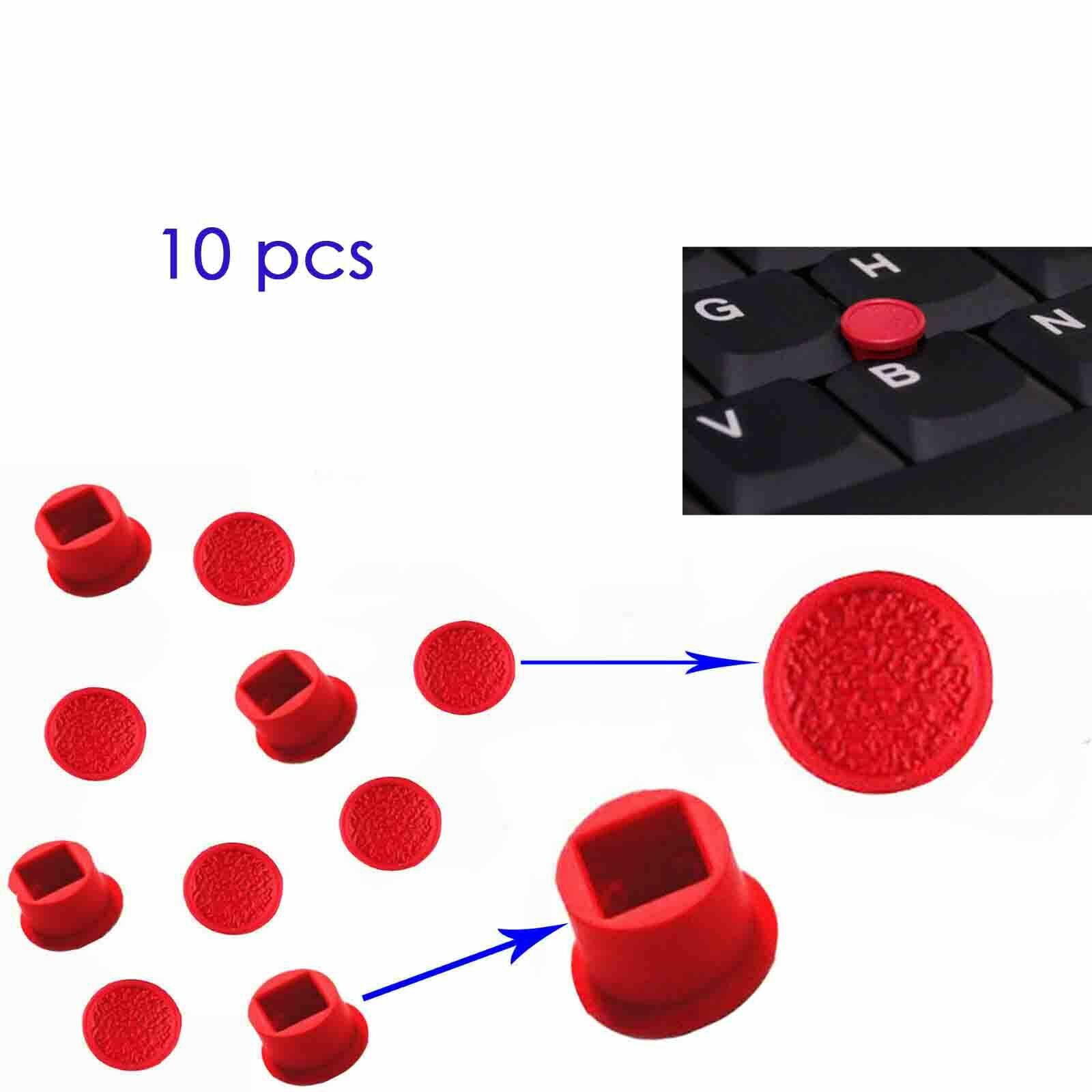 10x Red TrackPoint Caps Mouse Pointer Soft Rim for IBM Lenovo Thinkpad T410 R400