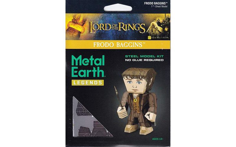 Fascinations Metal Earth Lord of The Rings Frodo Baggins 3D Metal Model Kit