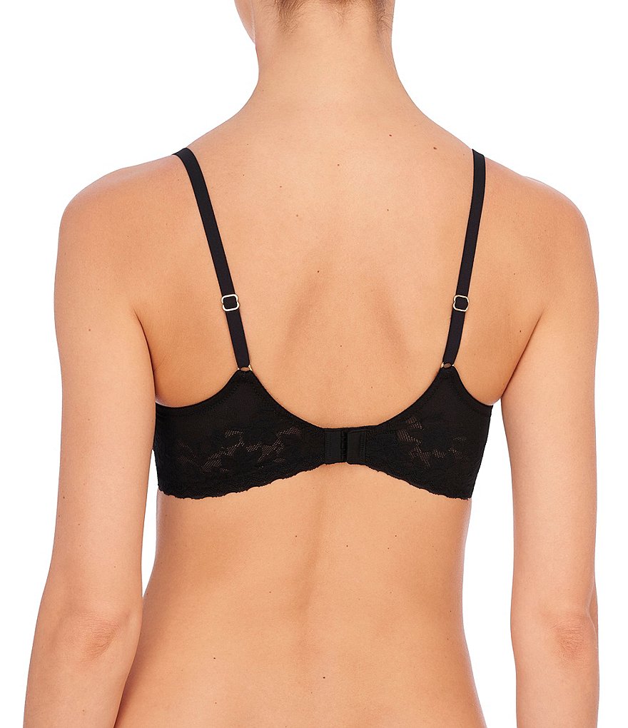 Natori Sheer Glamour Full-Busted U-Back Contour Underwire Bra
