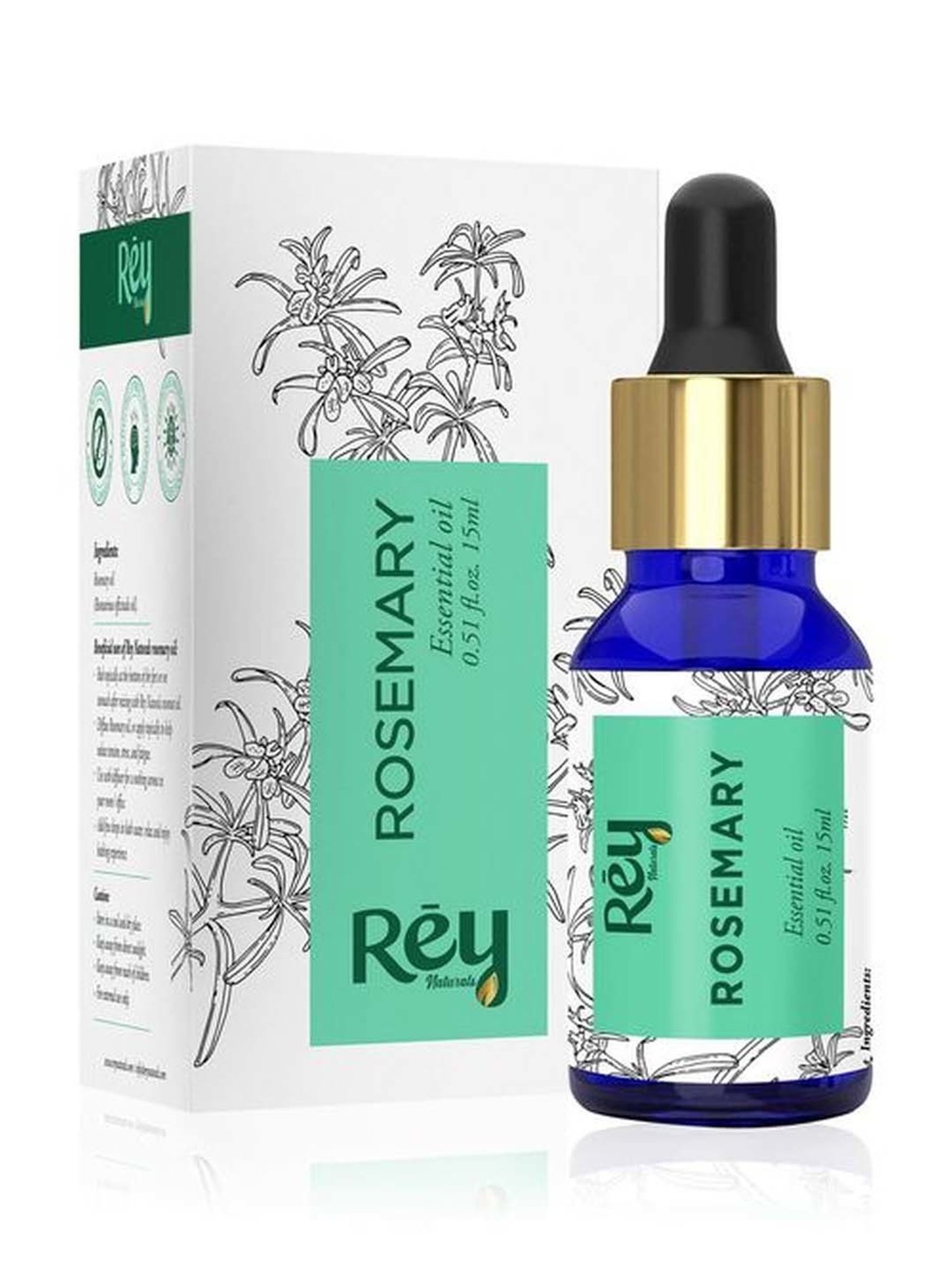 Rey Naturals Rosemary Oil - 15 ml