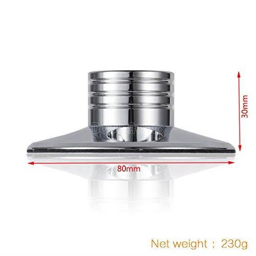 STB01 LP Vinyl Turntables Metal Disc Stabilizer Record Weight HiFi Silver