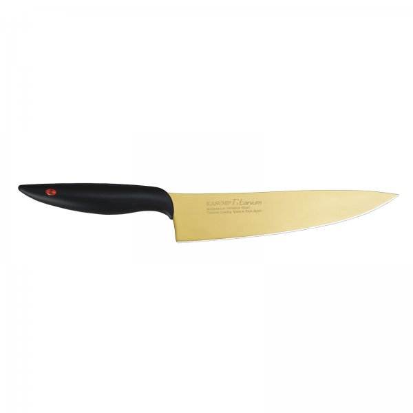 Chroma Kasumi Titanium: 7 3/4" Chef Knife - Gold