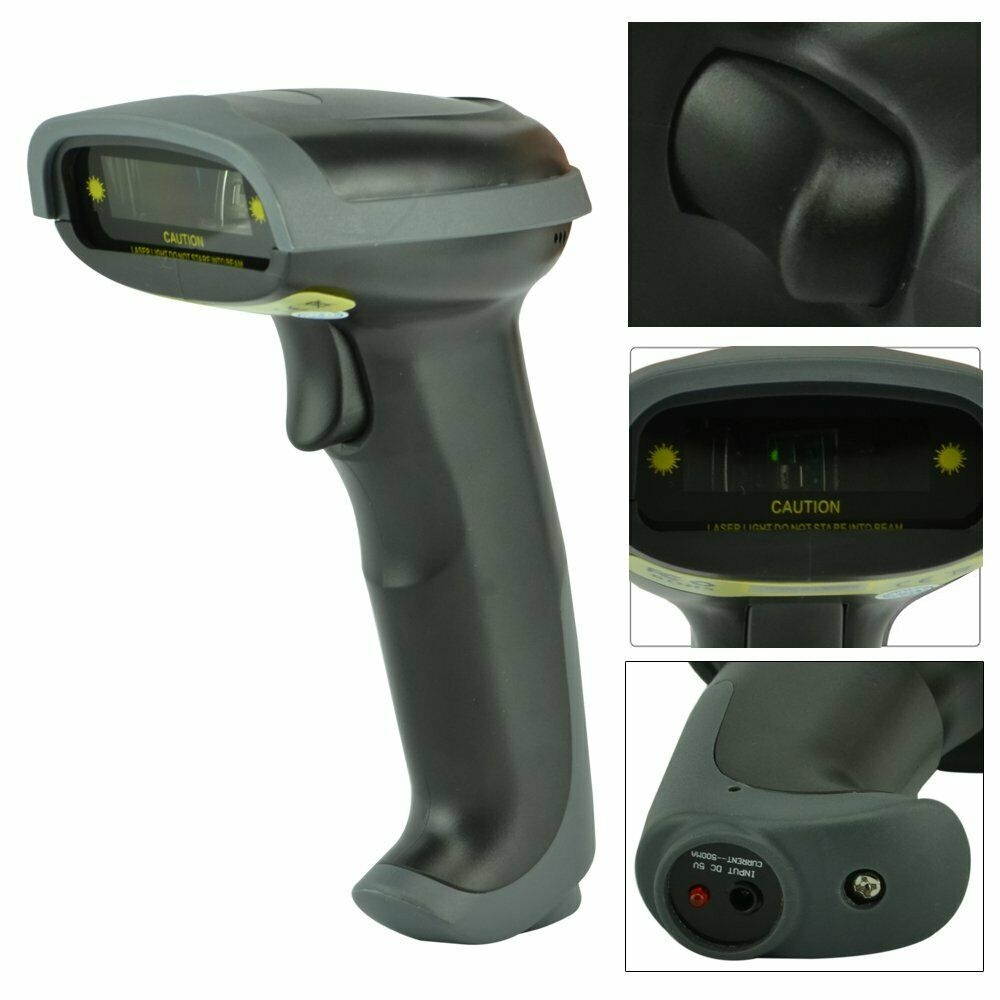 Automc Laser Handheld Barcode Scanner  Bar Code Reader Bluetooth Wireless