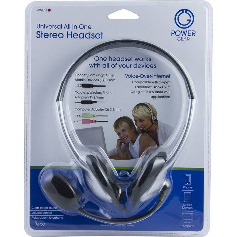 Power Gear Universal All-in-One Stereo Wired Headset