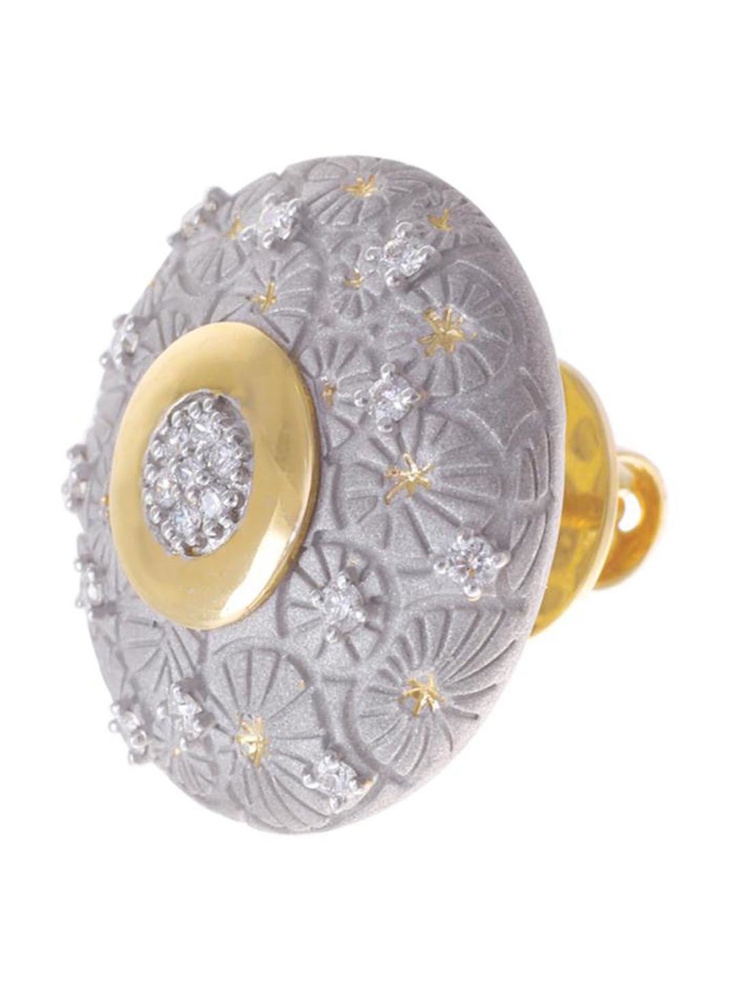 CKC 18k Gold & Diamond Earrings for Women