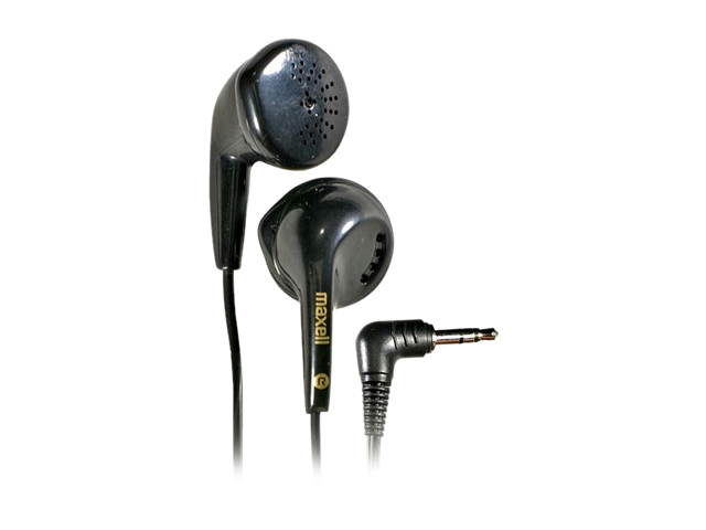 Maxell 190560 Earbud EB95 Dynamic Earbuds (Black)