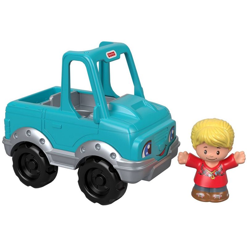 Fisher-Price Little People Help a Friend Pick Up Truck - Blue