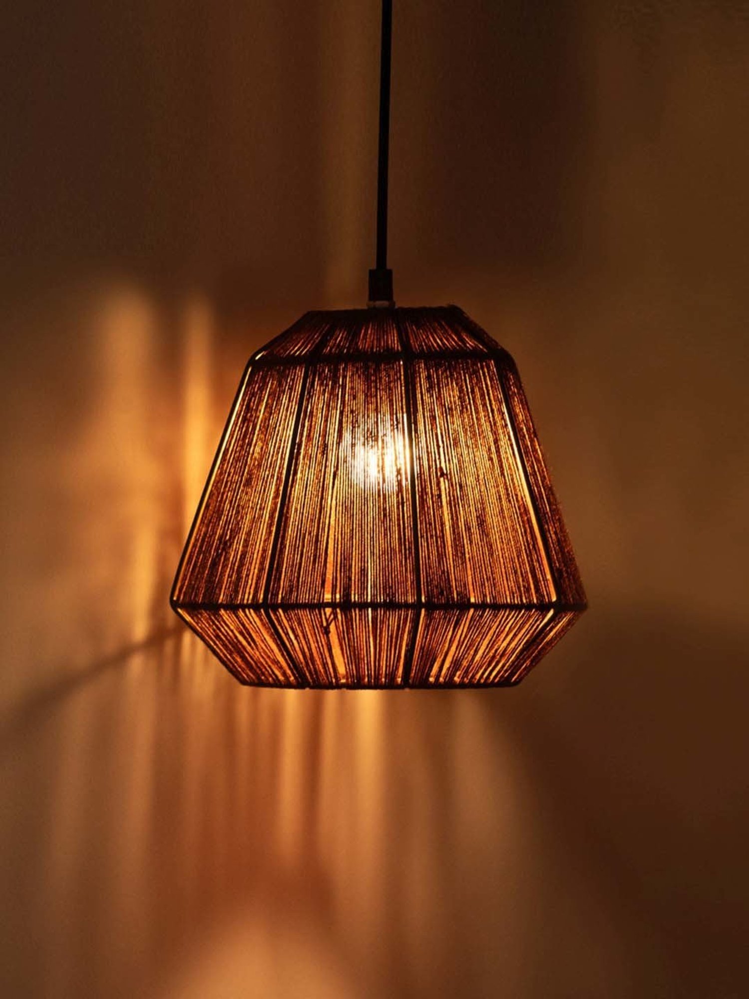 Pure Home and Living Grey Glass Trophy Shaped Table Lamp Stand