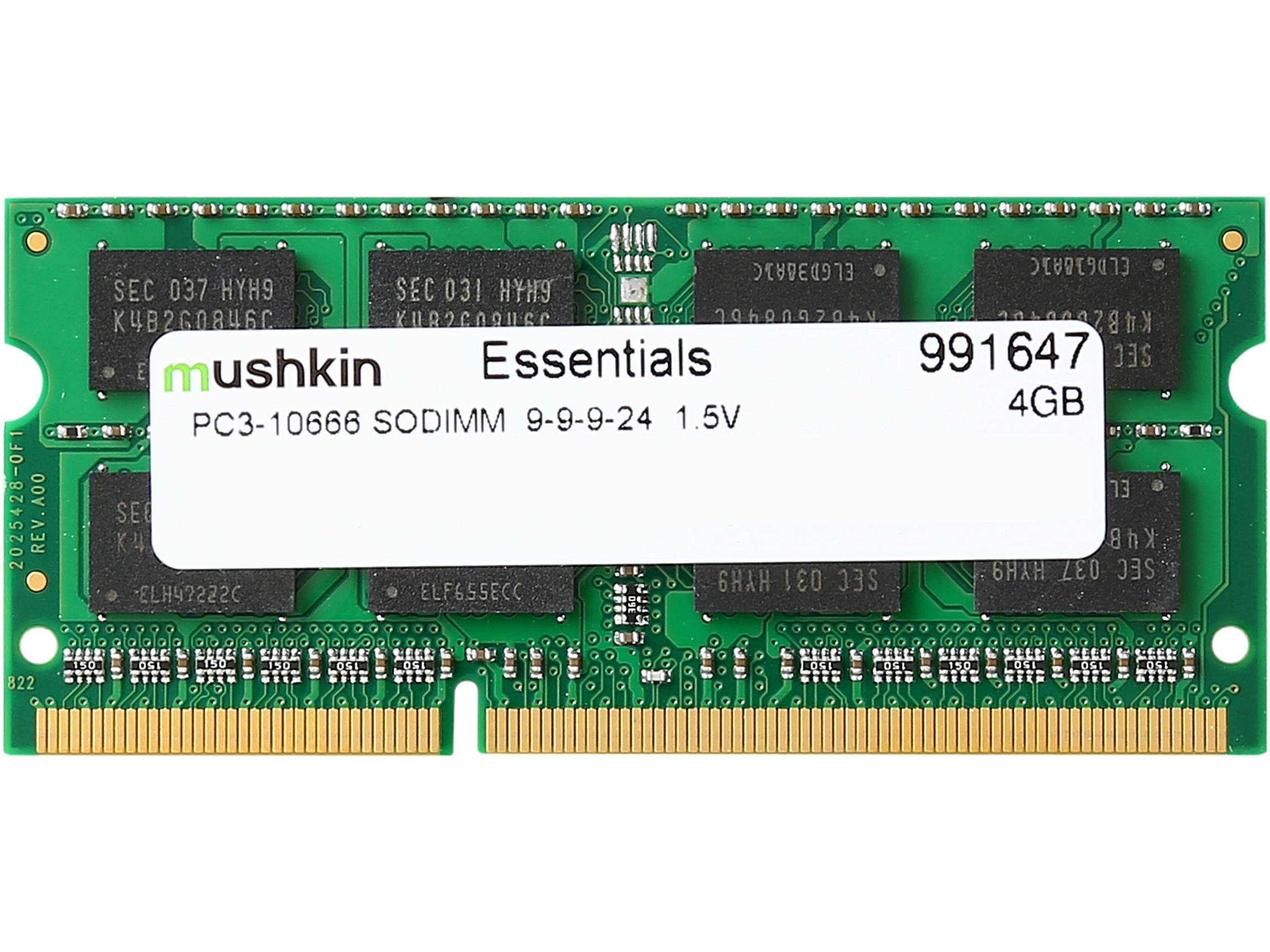 Mushkin Enhanced Essentials 8GB 204-Pin DDR3 SO-DIMM DDR3 1333 (PC3 10666) Laptop Memory Model 992020