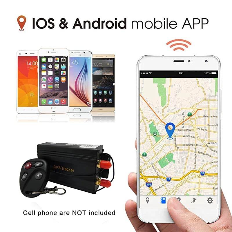 Car GPS Tracker with Remote Control GSM Alarm SD Card Slot Anti-Theft Realtime Tracker Tk103b