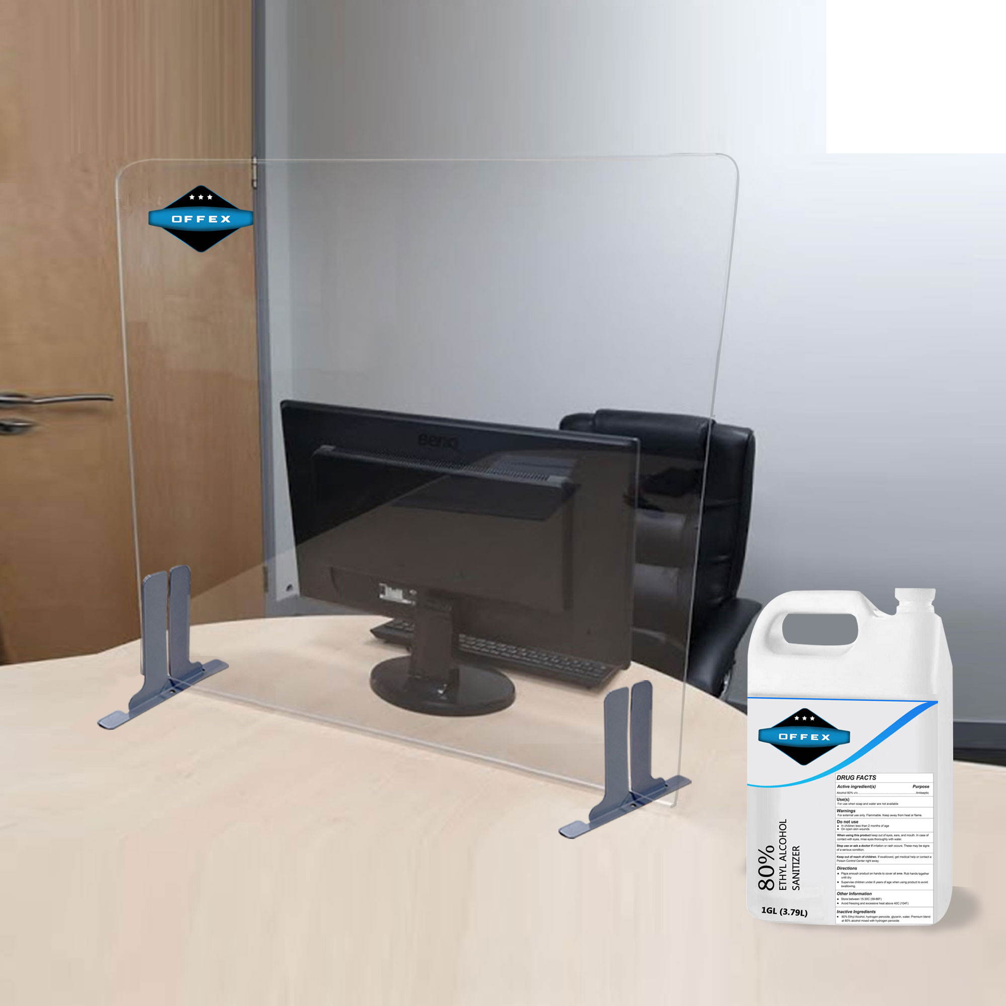 Offex 1 Gallon Bulk Liquid Refill Hand Sanitizer