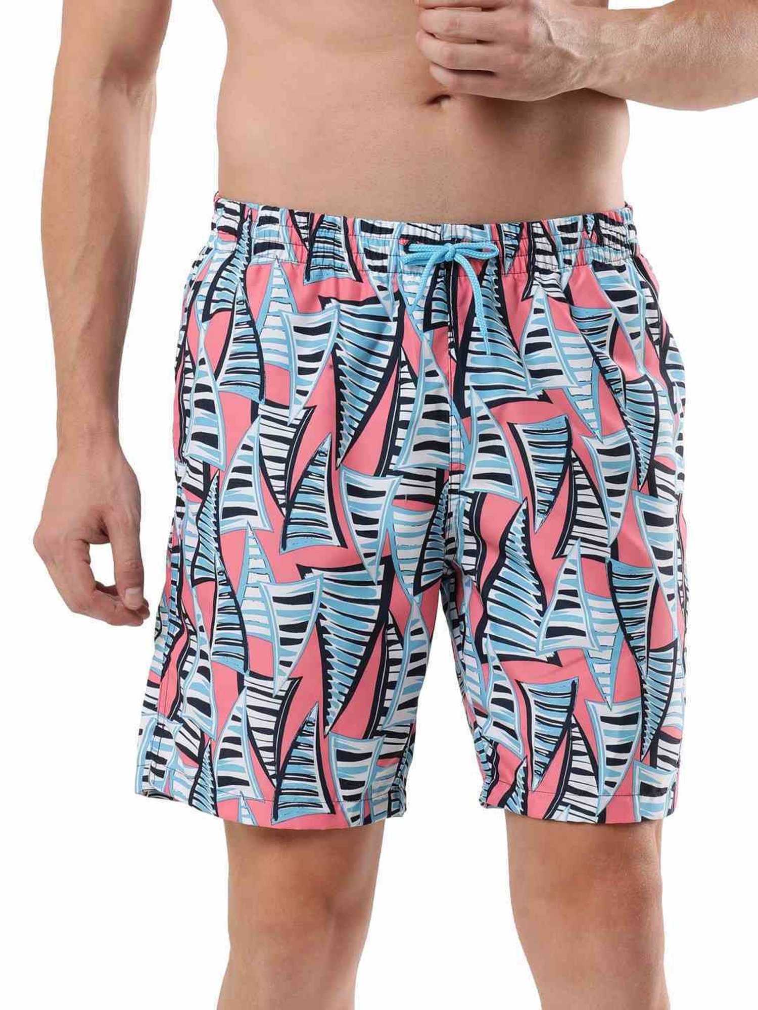 Speedo Fandango Pink Regular Fit Printed Swim Shorts