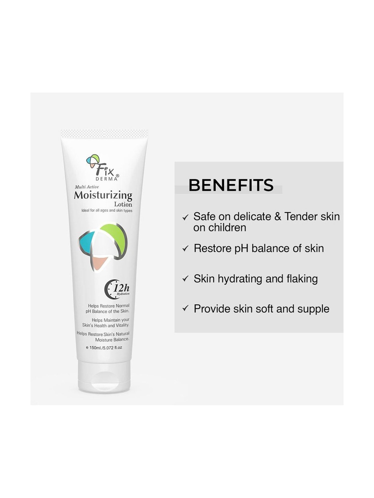 Fixderma Moisturizing Lotion Ideal For All Skin Types - 150 ml