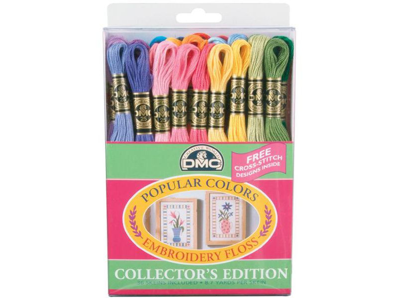 DMC Embroidery Floss Pack 8.7yd-Popular Colors 36/Pkg