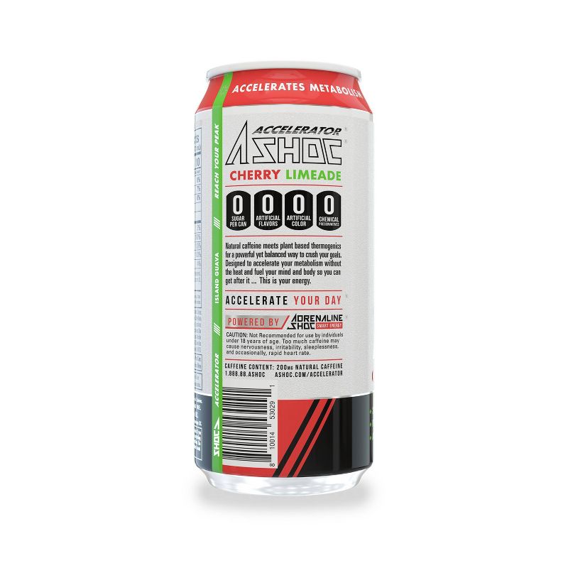 Adrenaline Shoc Accelerator Cherry Limeade Energy Drink - 16 fl oz Can